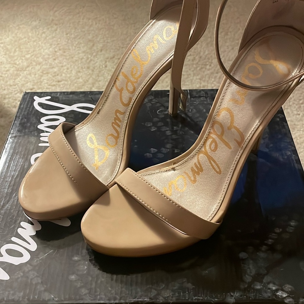 Sam Edelman heels size us 9 tan